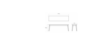 Vintage Bench 140 by KARPENTER - view 6