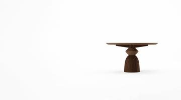 Staccato Round Coffee Table Amber Cocoa by KARPENTER - view 5