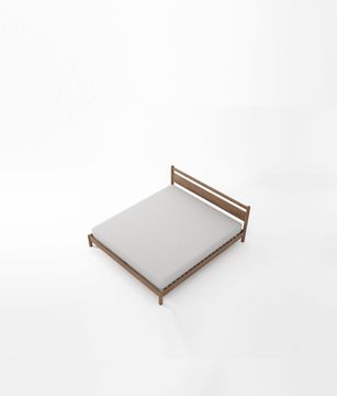 Taku King Size Bed by KARPENTER - view 3