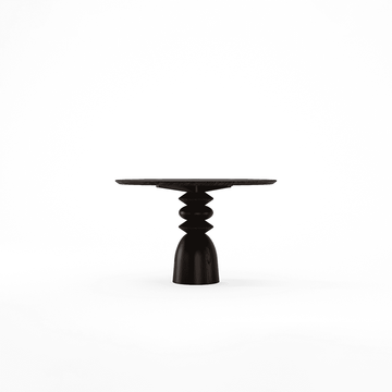Staccato Round Dining Table 120 Kuro Wenge by KARPENTER - view 2