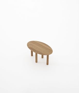 Tenon Oval Coffee Table 75 by KARPENTER - view 3