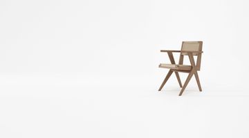 Armchair w Natural Paper Cord by KARPENTER - view 6