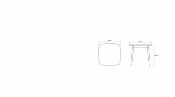 Twist Square Dining Table 80 by KARPENTER - view 6