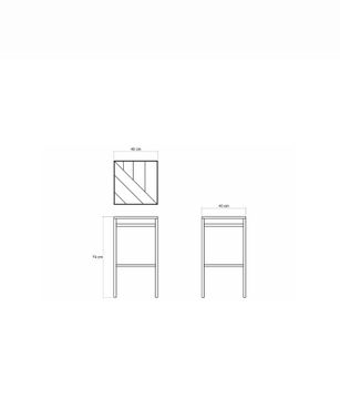 Planke Bar Stool by KARPENTER - view 5