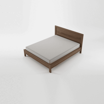 Circa17 Queen Size Bed Solid Headboard No Storage by KARPENTER - view 4