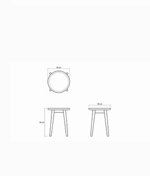 East Round Side Table by KARPENTER - view 5