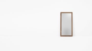 Vintage Rectangular Standing Mirror by KARPENTER - view 4