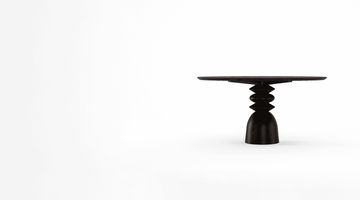 Staccato Round Dining Table 150 Kuro Wenge by KARPENTER - view 6