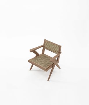 Easy Chair w Natural Rattan by KARPENTER - view 3