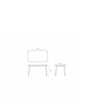 Twist Rectangular Dining Table 160 by KARPENTER - view 3