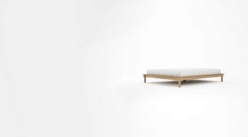 Tenon Queen Size Bed Without Headboard by KARPENTER - view 6