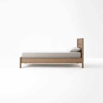 Circa17 Single Size Bed Solid Headboard No Storage by KARPENTER - view 3