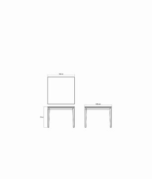 Twenty Twenty Square Dining Table 100 by KARPENTER - view 5
