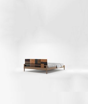 Katchwork Queen Size Bed by KARPENTER - view 4
