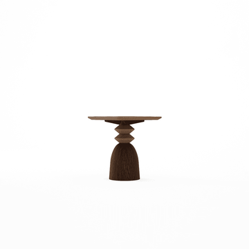 Staccato Square Side Table Amber Cocoa by KARPENTER - view 2