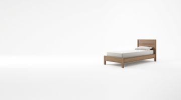 Circa17 Single Size Bed Solid Headboard No Storage by KARPENTER - view 7