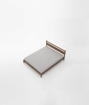 Taku Queen Size Bed by KARPENTER - view 3