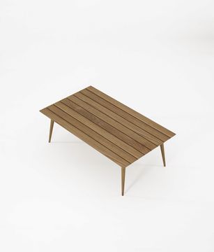 Vintage Outdoor Rectangular Coffee Table 120 by KARPENTER - view 4