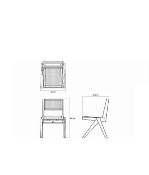 Chair w Natural Rattan by KARPENTER - view 4