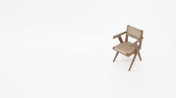 Armchair w Natural Paper Cord by KARPENTER - view 7