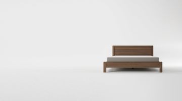 Circa17 King Size Bed Solid Headboard No Storage by KARPENTER - view 6