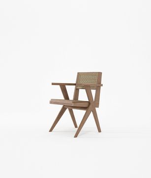Armchair w Natural Rattan by KARPENTER - view 2