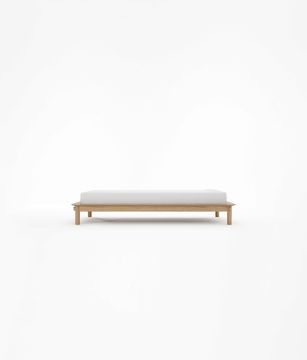 Tenon Single Size Bed Without Headboard by KARPENTER - view 4
