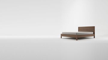 Circa17 King Size Bed Solid Headboard No Storage by KARPENTER - view 7