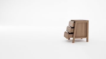 Side Table w 3 Drawers by KARPENTER - view 7