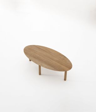 Tenon Oval Coffee Table 140 by KARPENTER - view 3