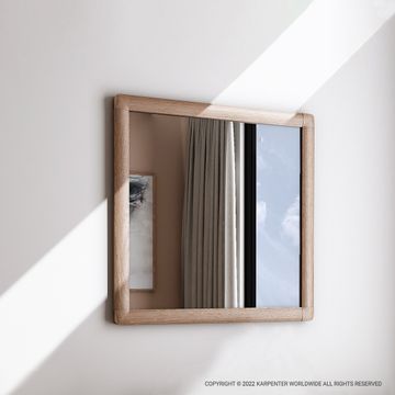 Vintage Square Hanging Mirror by KARPENTER - view 7