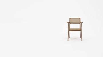 Armchair w Natural Paper Cord by KARPENTER - view 5