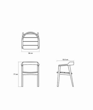 Grasshopper Outdoor Armchair by KARPENTER - view 5