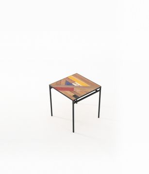 Planke Square Dining Table by KARPENTER - view 3