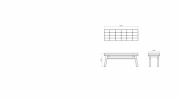 Circa17 Bench with Cushion by KARPENTER - view 8