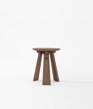 East Round Stool by KARPENTER - view 4