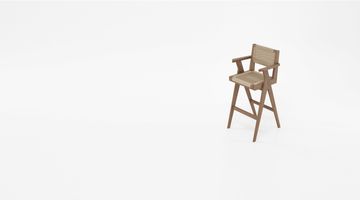 Bar Stool w Natural Paper Cord by KARPENTER - view 8