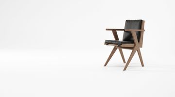 Armchair w Leather by KARPENTER - view 6