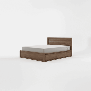 Circa17 Queen Size Bed Solid Headboard by KARPENTER - view 2