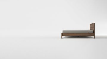 Circa17 Queen Size Bed Solid Headboard No Storage by KARPENTER - view 8