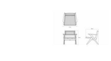 Easy Chair w Natural Rattan by KARPENTER - view 8