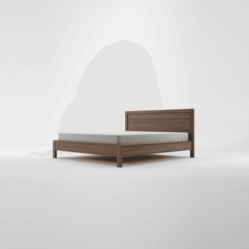 Circa17 King Size Bed Solid Headboard No Storage by KARPENTER - view 2