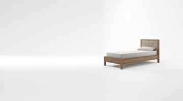 Circa17 Single Size Bed Fabric Headboard No Storage by KARPENTER - view 7