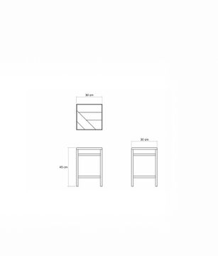 Planke Stool by KARPENTER - view 5
