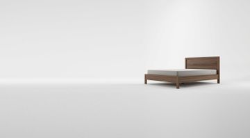 Circa17 Queen Size Bed Solid Headboard No Storage by KARPENTER - view 7
