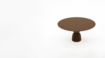 Staccato Round Dining Table 150 Amber Cocoa by KARPENTER - view 7