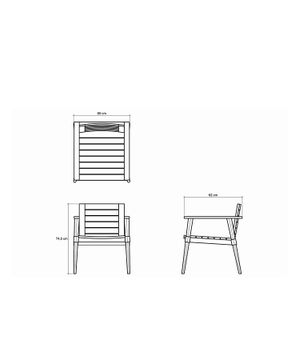 Vintage Outdoor Easy Chair by KARPENTER - view 5