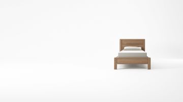 Circa17 Single Size Bed Solid Headboard No Storage by KARPENTER - view 6