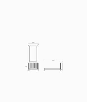 Koppar Single Size Bed by KARPENTER - view 3