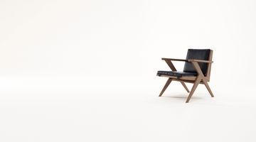 Easy Chair w Leather by KARPENTER - view 5